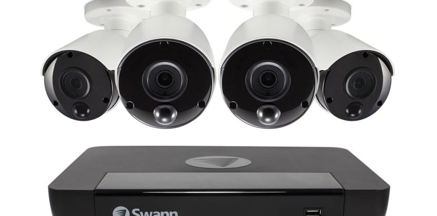 SWNVK-875804 Swann 8 Channel Security System: 5MP Super HD NVR-8580 with 2TB HDD & 4 x 5MP Thermal Sensing Bullet Cameras NHD-865MSB