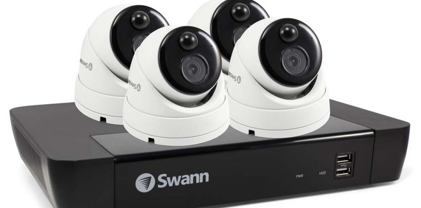 SWNVK-875804D Swann 8 Channel Security System: 5MP Super HD NVR-8580 with 2TB HDD & 4 x 4 x 5MP Thermal Sensing Dome Cameras NHD-866MSD
