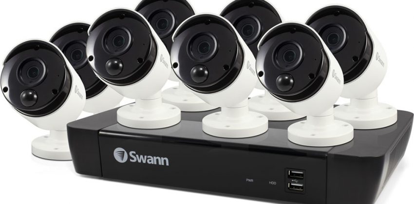 SWNVK-885808 Swann 8 Channel Security System: 4K Ultra HD NVR-8580 with 2TB HDD & 8 x 4K Thermal Sensing Bullet Cameras NHD-885MSB